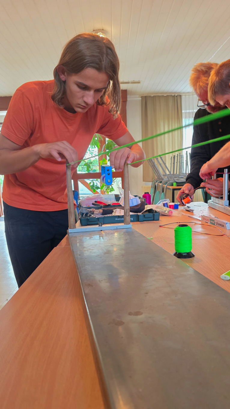 Workshop zum Bau von Bogensehnen