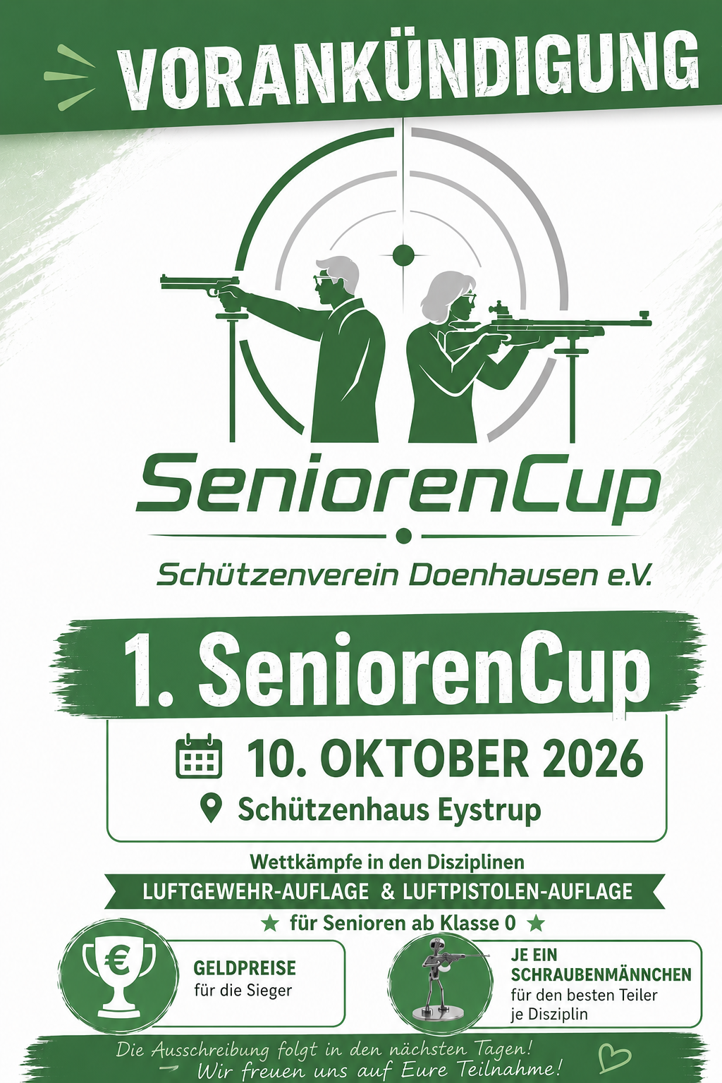 1. SeniorenCup: Das sportliche Gegenstück zum KidsCup