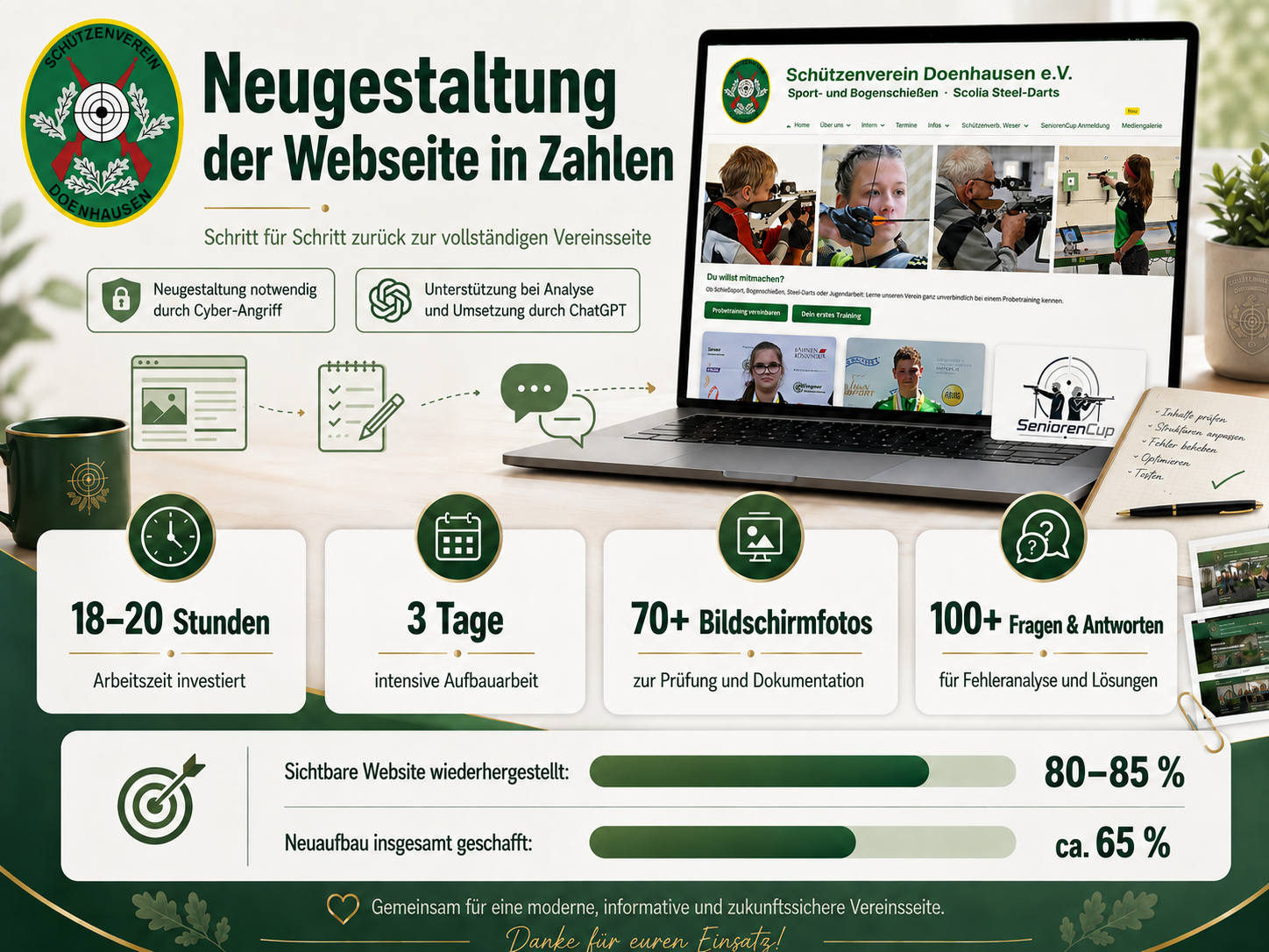 Warum unsere Webseite neu aufgebaut wurde